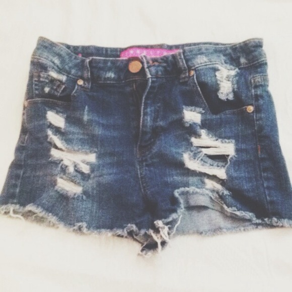 High waisted shorts