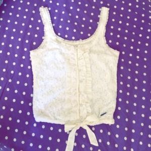 Lace and ruffles top