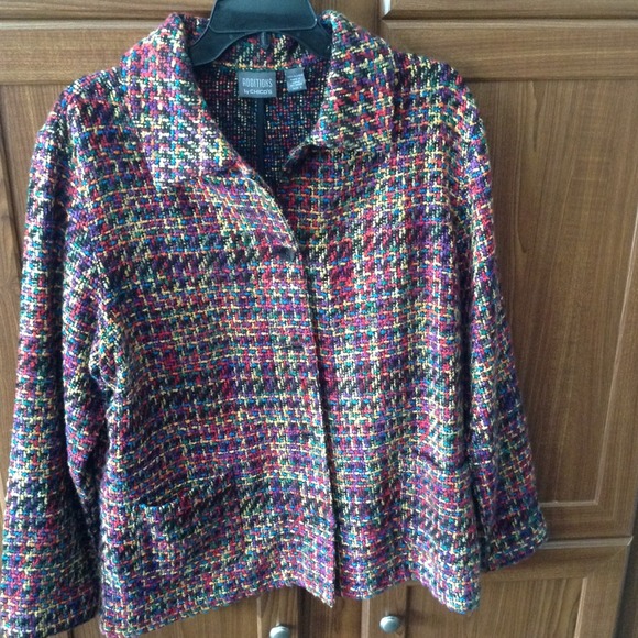 Colorful Houndstooth Jacket