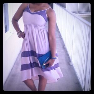Hi-Low lavender dress