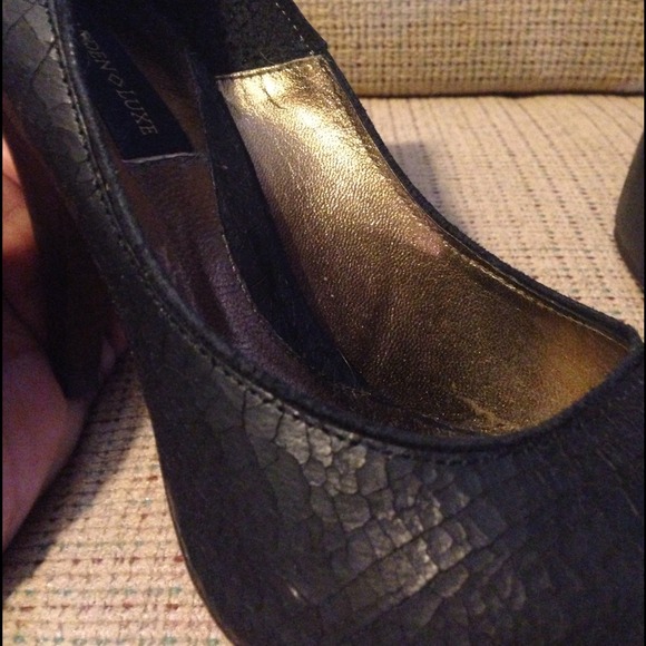 Edgy Steve Madden Luxe Heels - Picture 2 of 2
