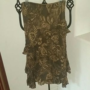 Ralph Lauren Stylish Pencil Tier Skirt