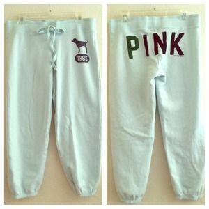 VS pink light blue sweatpants