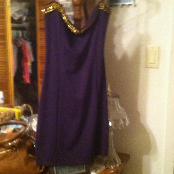Miss mango purple dress. Worn like once