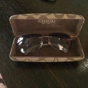Authentic Coach sunglasses in case