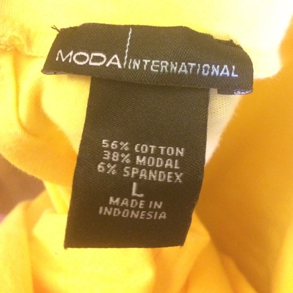 Bright yellow cotton wrap dress - Picture 4 of 4