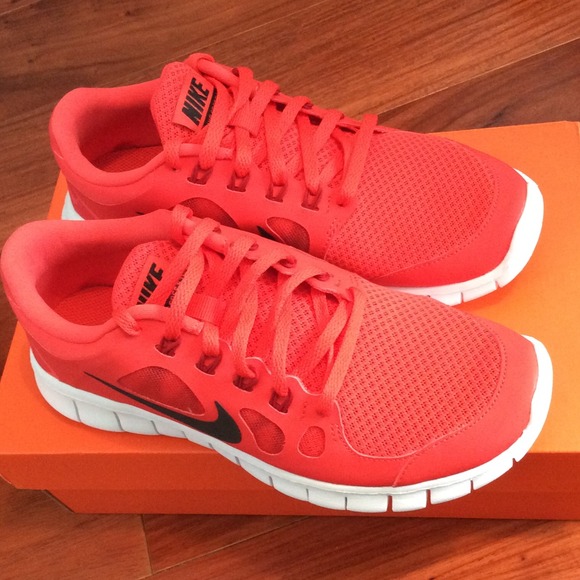 Nike Shoes - Red Nike Free Run 5.0