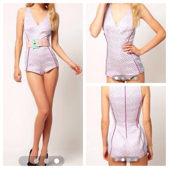 ASOS Other - ASOS Retro Playsuit Romper Bachelorette Outfit