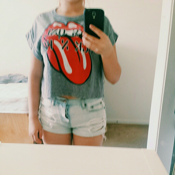 It's only rock n' roll crop top