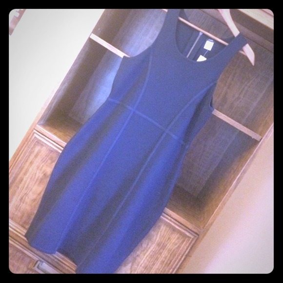 Merino wool navy blue j.crew dress