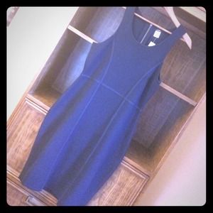 Merino wool navy blue j.crew dress