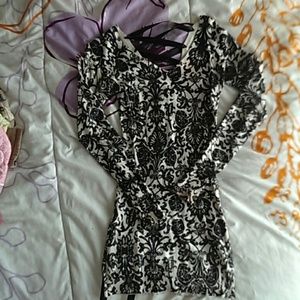 Long sleeve sweater dress