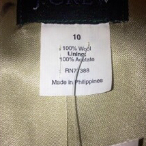 Periwinkle J. Crew peacoat 10 NWT! +free 🎁 - Picture 2 of 3