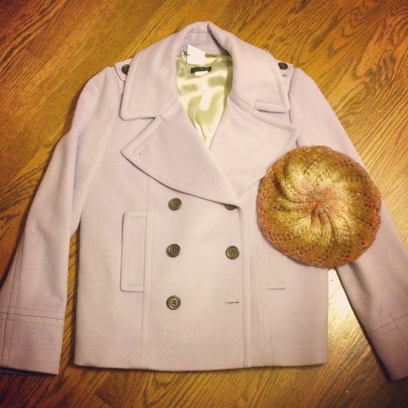 Periwinkle J. Crew peacoat 10 NWT! +free 🎁