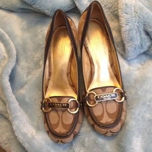 Coach kitten heels