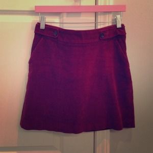 Banana Republic - Maroon corduroy skirt