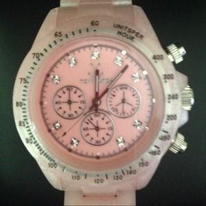Pink pearlized plasteramic Authentic ToyWatch