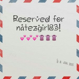 Reserved Trade For natezgirl83