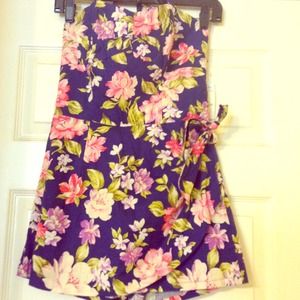 Floral halter jumper