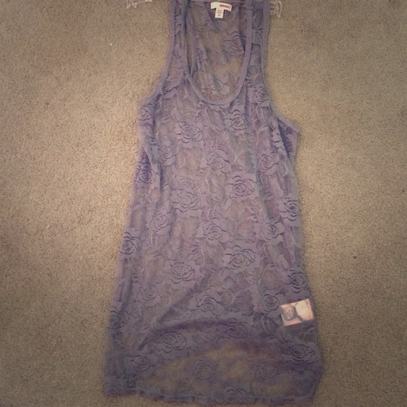 Grey see through top!