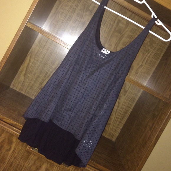 Lazier cut tank top