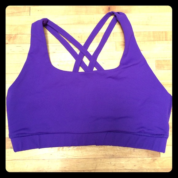 Lulemon Athletica Purple Energy Sportbra Size 6