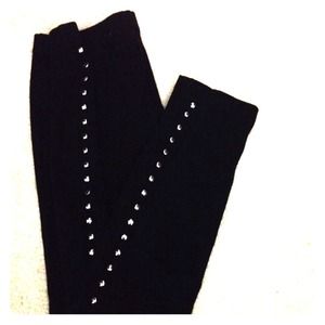 Black Studded leggings