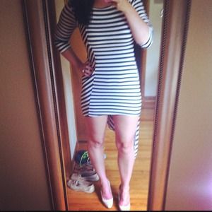 HP! Sexy nautical asymmetrical dress (high/low)