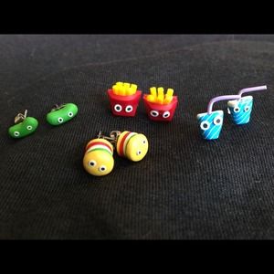Cute Food Earrings Bundle