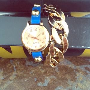 Blue watch⌚️😊good offers are welcome😊🚫sold🚫