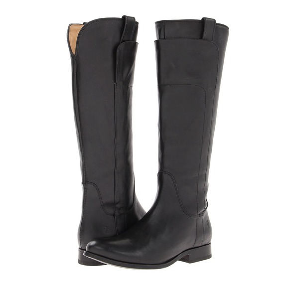 ✖️SOLD✖️ Black Frye Melissa Tall Riding Boots - Picture 2 of 4