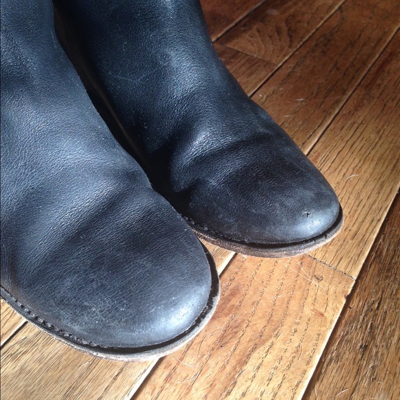 ✖️SOLD✖️ Black Frye Melissa Tall Riding Boots - Picture 4 of 4