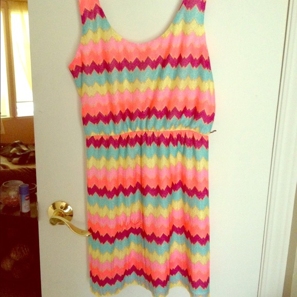 Brand new Lily Rose chevron summer dress!