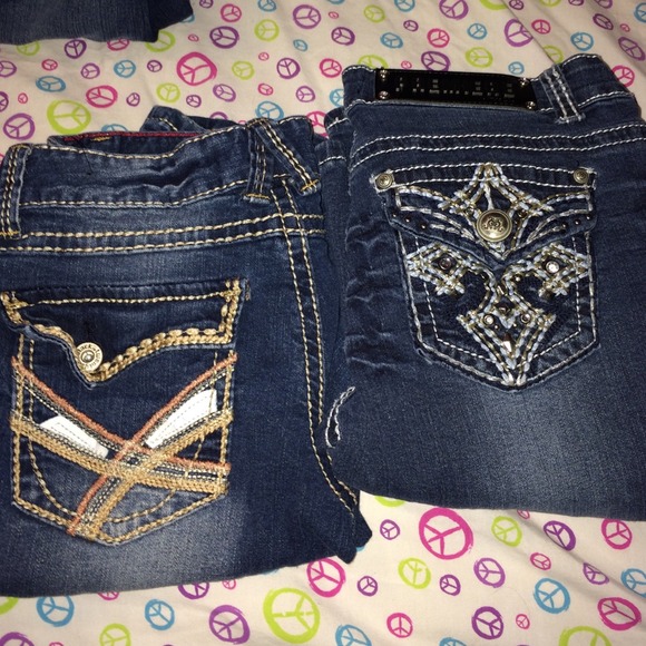 6 pairs of size 3/4 jeans!