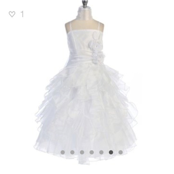 Ruffled Organza Children's Dress