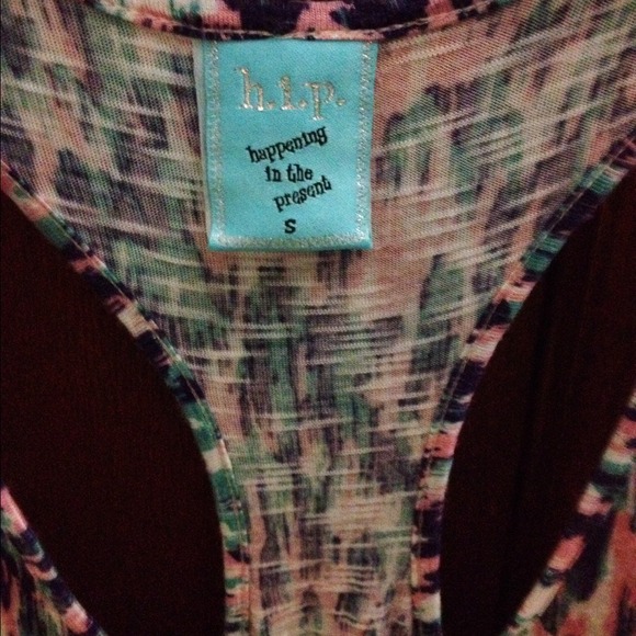 H.I.P. Multicolored Racerback Tank Top - Picture 4 of 4