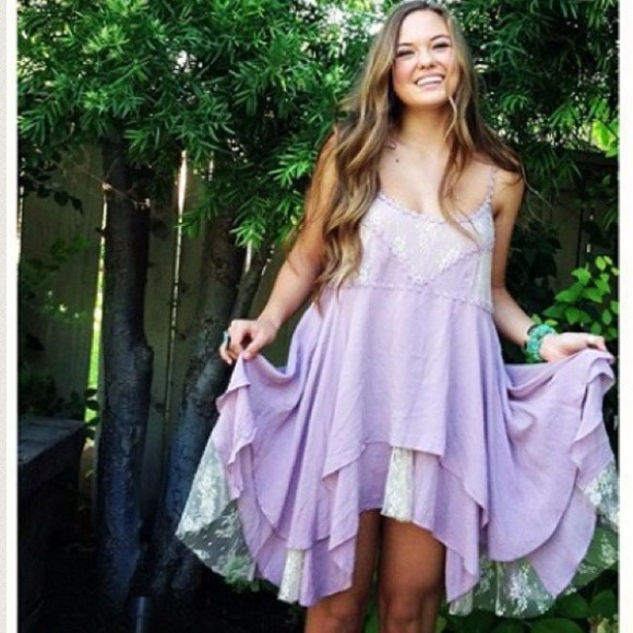 FREE PEOPLE LILAC TUNIC/DRESS ( OFFER) - Picture 2 of 4