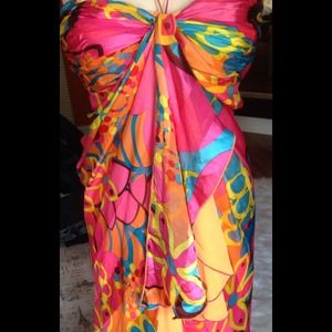Multi color maxi dress