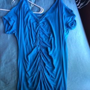 Clubby long blue shirt