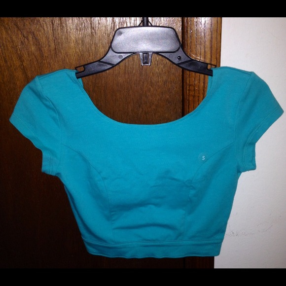 *REDUCED PRICE* PACSUN Turquoise Crop Top