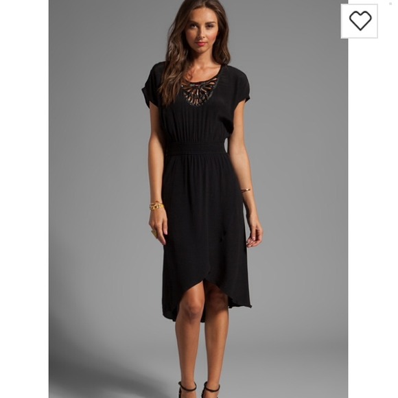 Rayon Crepe Surplice Dress by Tracy Reese