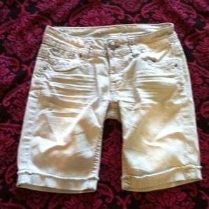 Denim shorts