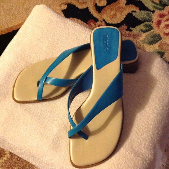 Beautiful turquoise sandals