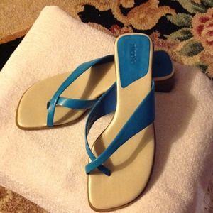 Beautiful turquoise sandals