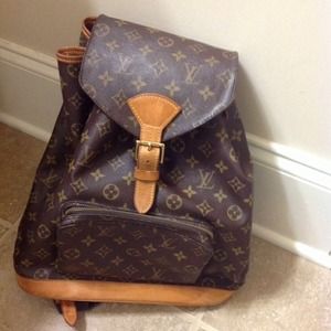 Louis Vuitton monogram GM backpack!