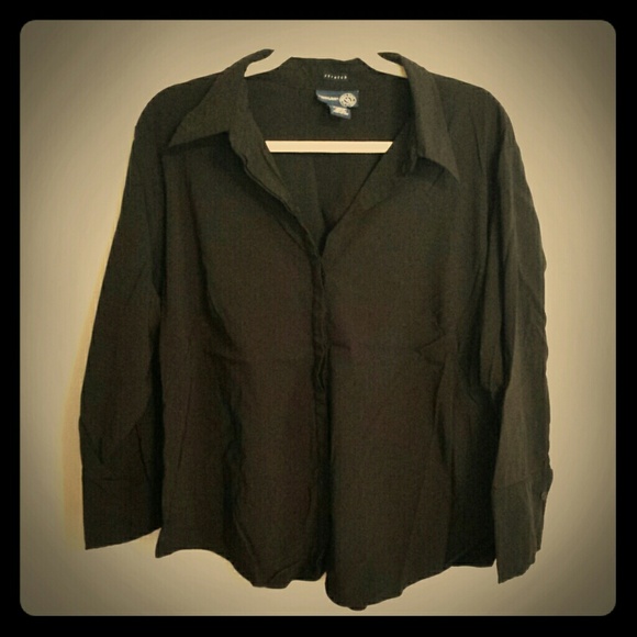 NWOT black button up top