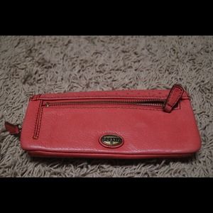Pink Fossil wallet