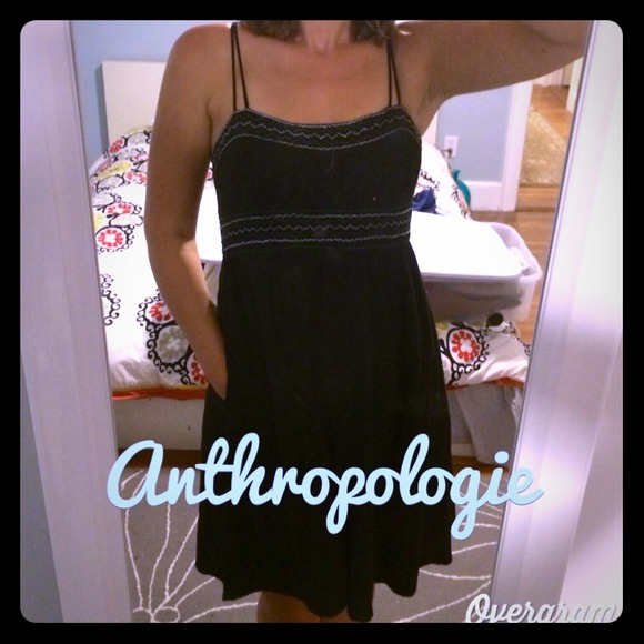 SOLD! Embroidered Anthropologie dress