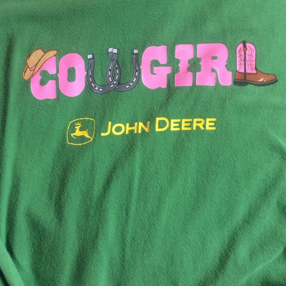 Youth John Deere Cowgirl Shirt