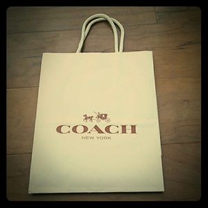 Coach shopping bag